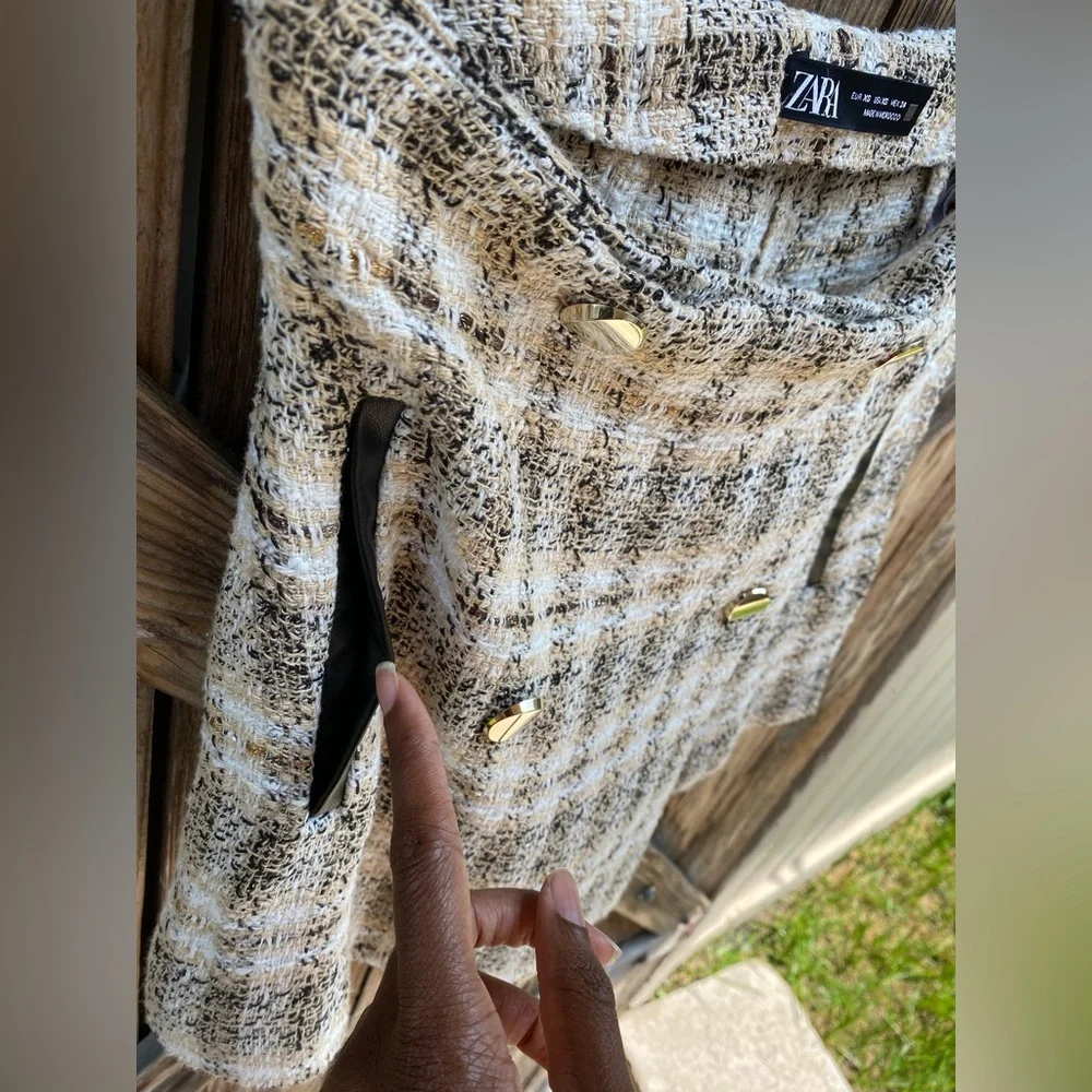 Zara Tweed Skort - Picture 4 of 9